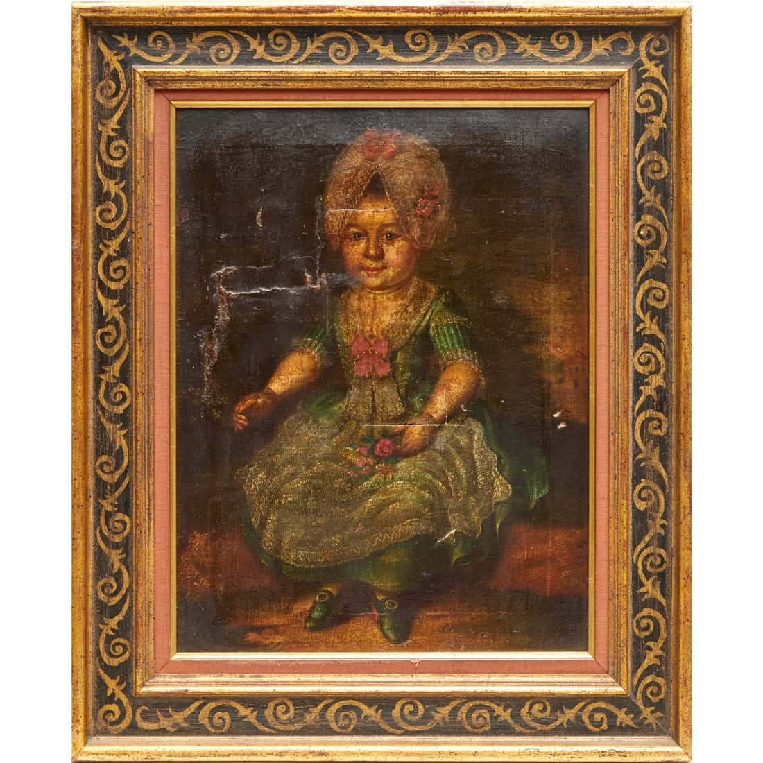 Spanish School, oil portrait, 18th c. (1 of 7)