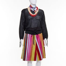 Dolce & Gabbana suede skirt