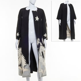Michaele Vollbracht silk matelasse coat