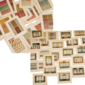 Design & Architecture, (2) color plate portfolios