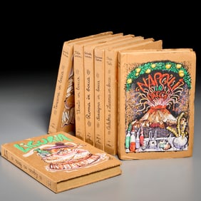 "In Bocca" Italian cookbooks, Il Vespro, (7) vols.