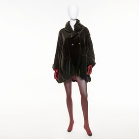 Romeo Gigli velvet cocoon jacket