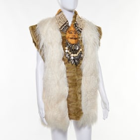Masha Archer, statement necklace inscribed to Iris