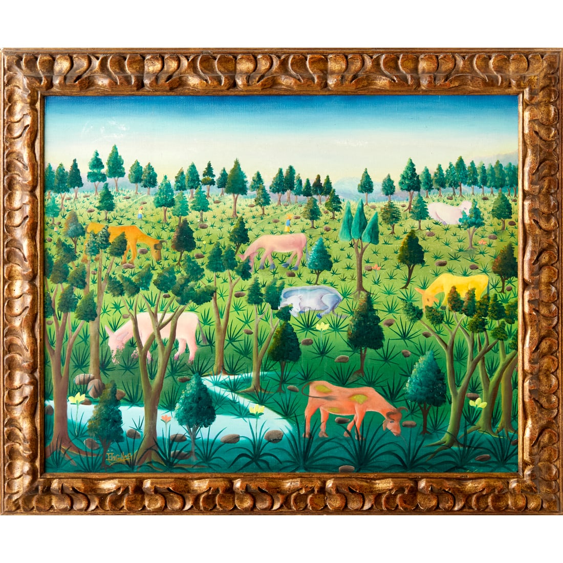 Joseph Jean-Gilles, oil on canvas (1 of 6)