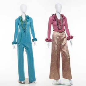 (2) Holiday Pant ensembles