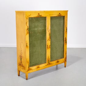 Regency style Chinoiserie painted cabinet