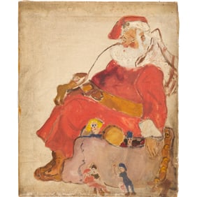 Norman Rockwell (after), oil on canvas