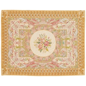 Stark (attrib) Aubusson style needlepoint carpet