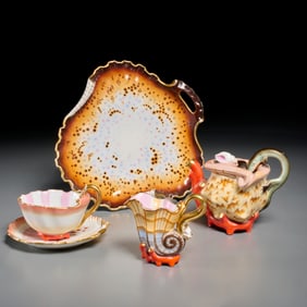 Christian Fischer porcelain "Fantasy" tea set