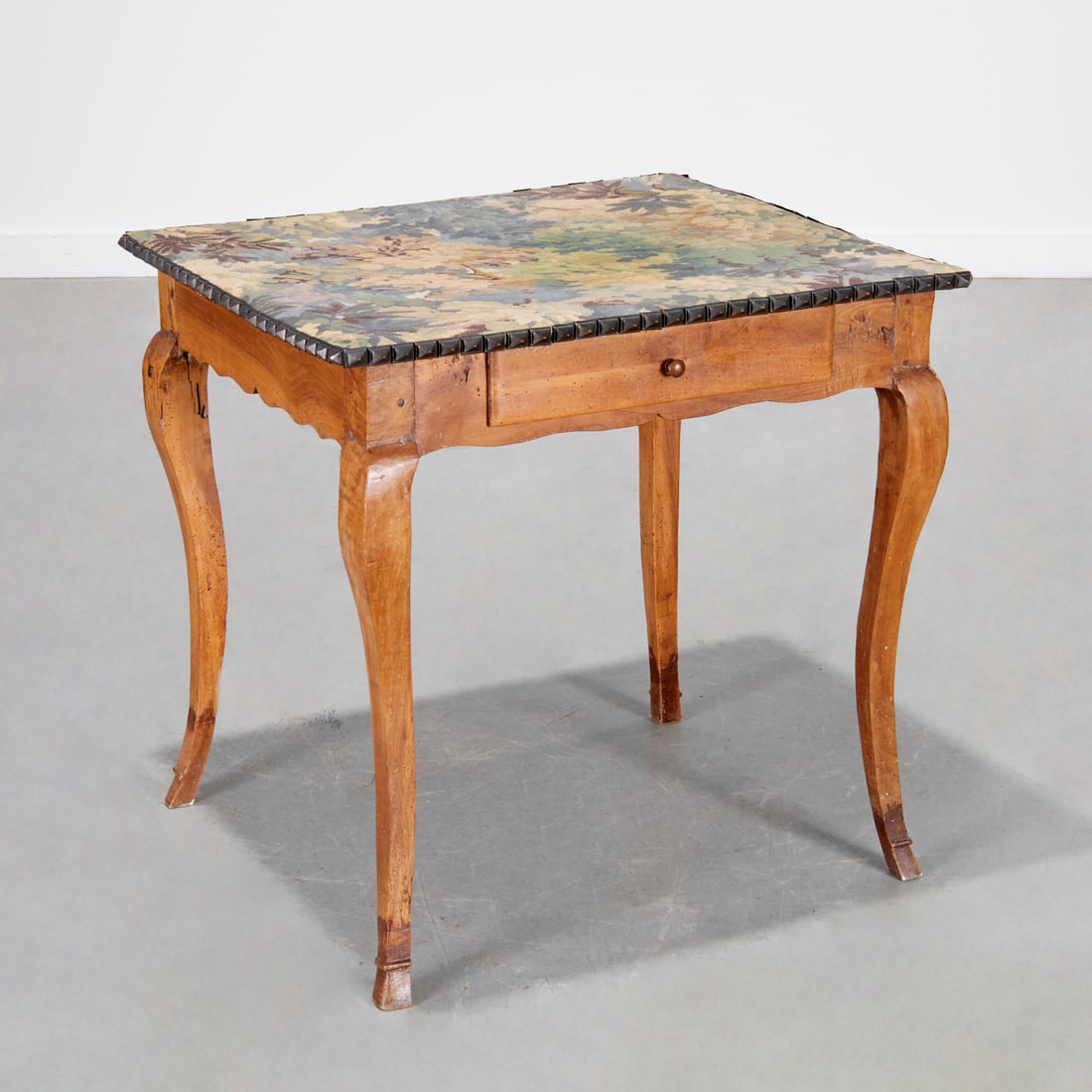 Antique French Provincial chestnut table (1 of 7)