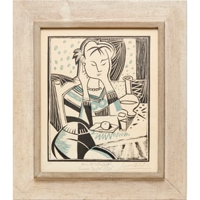 Javier Vilato, signed and inscribed lithograph
