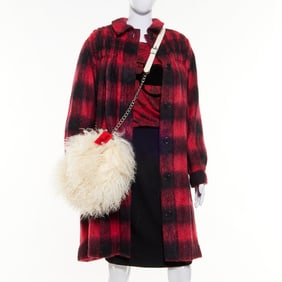 Mr. Beene mohair & wool coat