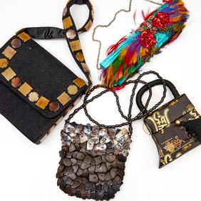Group of Novelty handbags