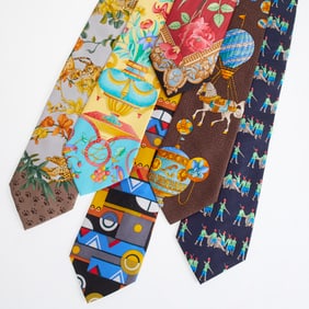 Selection of Leonard Paris neckwear