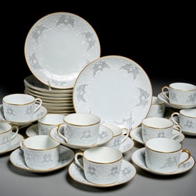 Le Tallec a Paris, porcelain dessert service