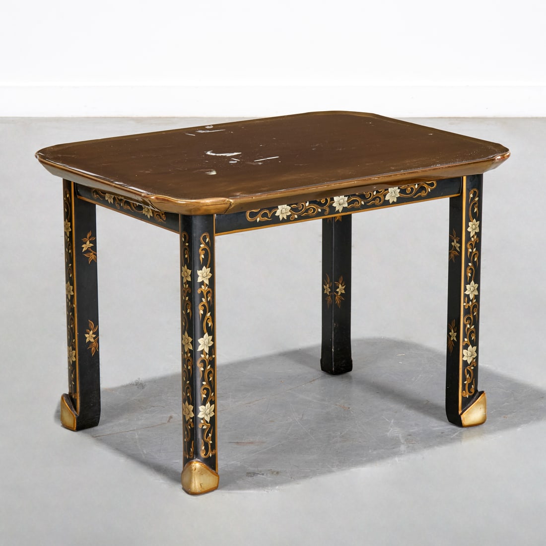 Baker Furniture, chinoiserie cocktail table (1 of 5)