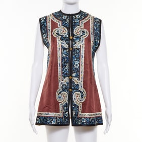 Nice Chinese embroidered silk waistcoat
