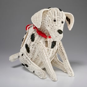 Kate Spade Wicker Dalmatian handbag