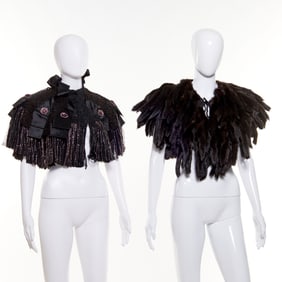 (2) Evening wear capelets