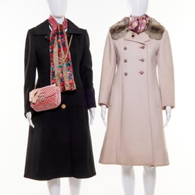 (2) Vintage wool coats