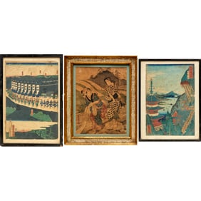 (3) Japanese woodblock prints