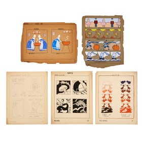 Iris Apfel, (5) original drawings