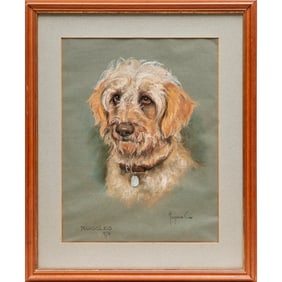 Marjorie Cox, pastel on paper, 1976