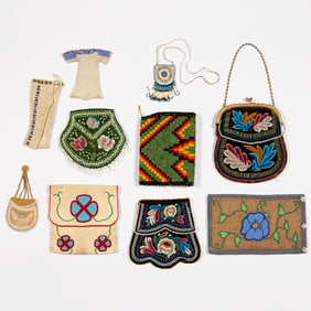 Group Native American beadwork