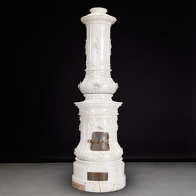 Continental Neoclassic faience stove