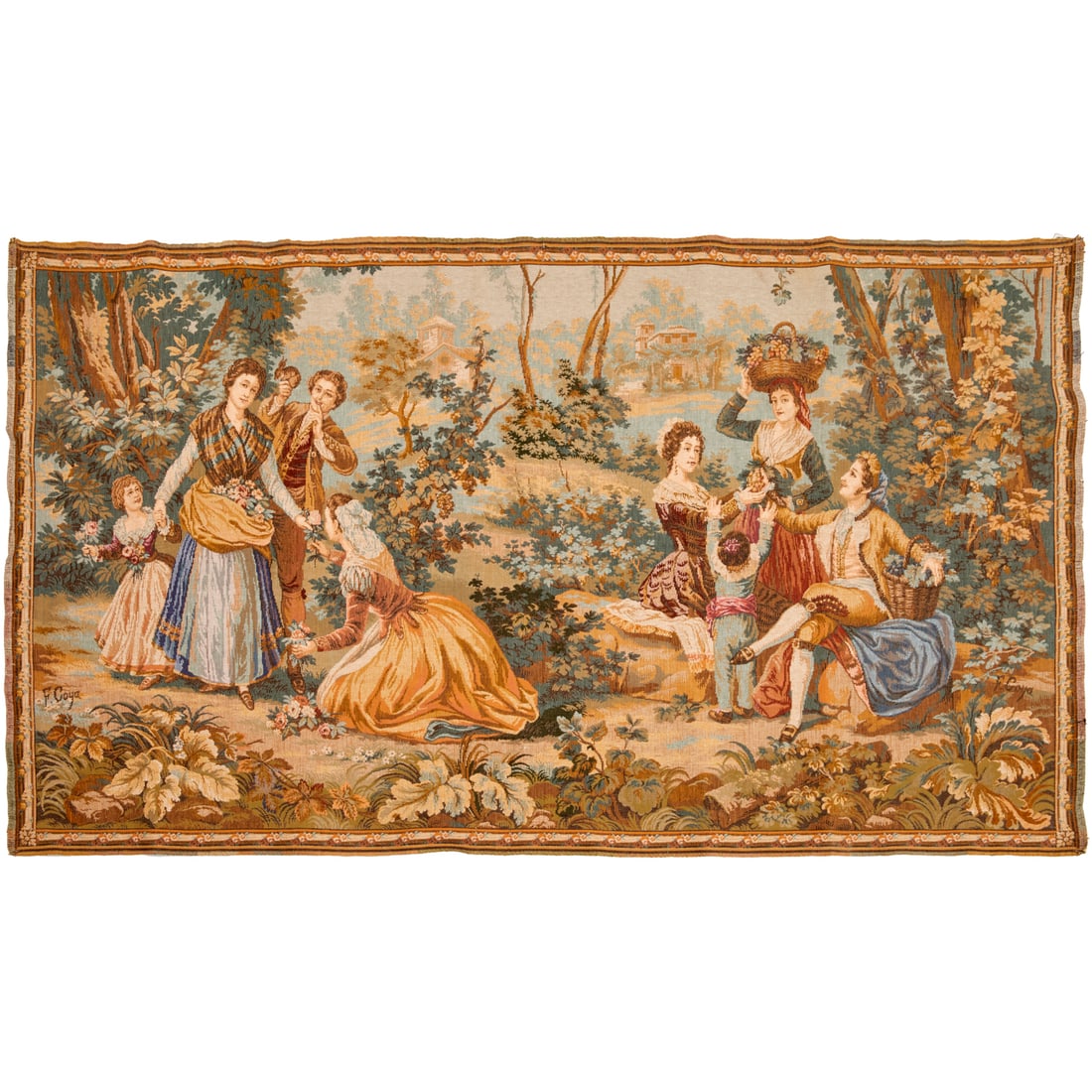 Francisco Goya (after), jacquard tapestry (1 of 7)