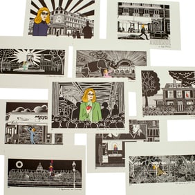 Marjane Satrapi, "Catherine Deneuve" portfolio