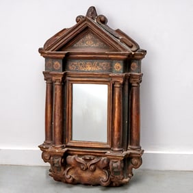 Antique Italian Renaissance style tabernacle frame