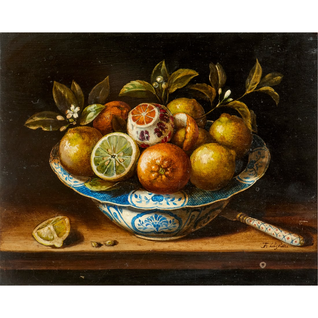 Ida Calzolari, oil on copper panel (1 of 5)