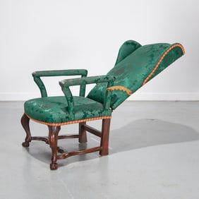 Franco Flemish Baroque fauteuil a cremaillere
