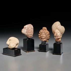 (4) Ancient Greco-Roman & Egyptian style fragments