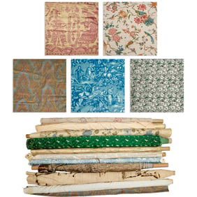 (10) Bold and unique partial bolts of fabric