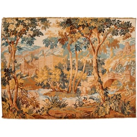 Vintage Point Genre Gobelin jacquard tapestry