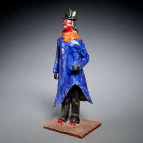 Native American School, ceramic sculpture, 1986