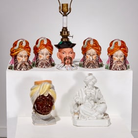 Continental Orientalist ceramics group