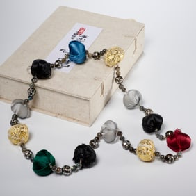 Jehanne de Boilley necklace for Iris Apfel