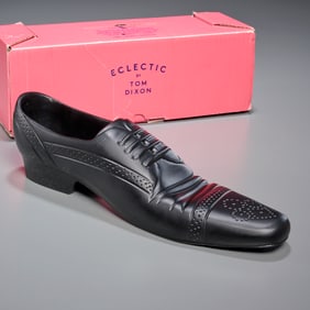 Tom Dixon, aluminum "Shoe" sculpture
