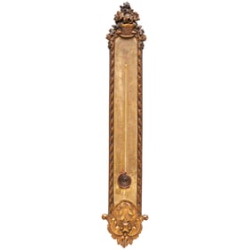 Louis XV style giltwood thermometer