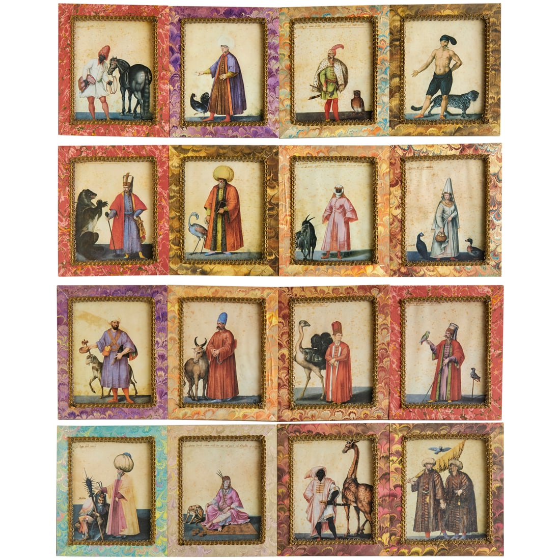 (16) Antique Turkish engraving reproductions (1 of 8)