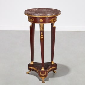 French Empire style mahogany gueridon