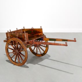 Sicilian polychrome goat cart, Taormina