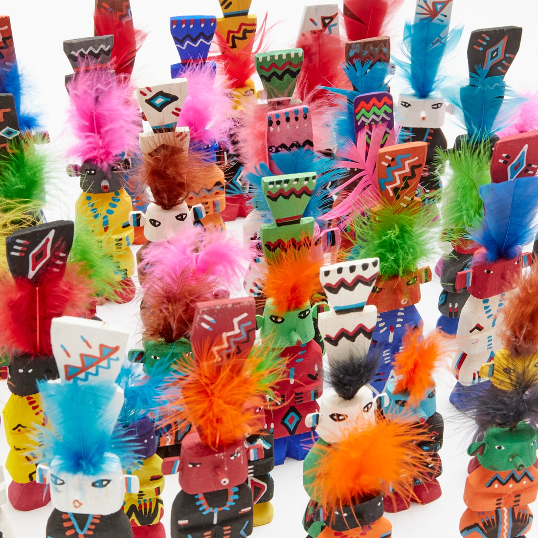 Collection (46) Hopi miniature Kachina dolls (1 of 6)