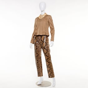 Viktor & Rolf Jacket with snakeskin pants