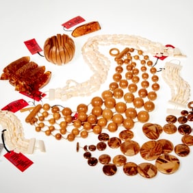 Group of Iris Apfel collection costume jewelry