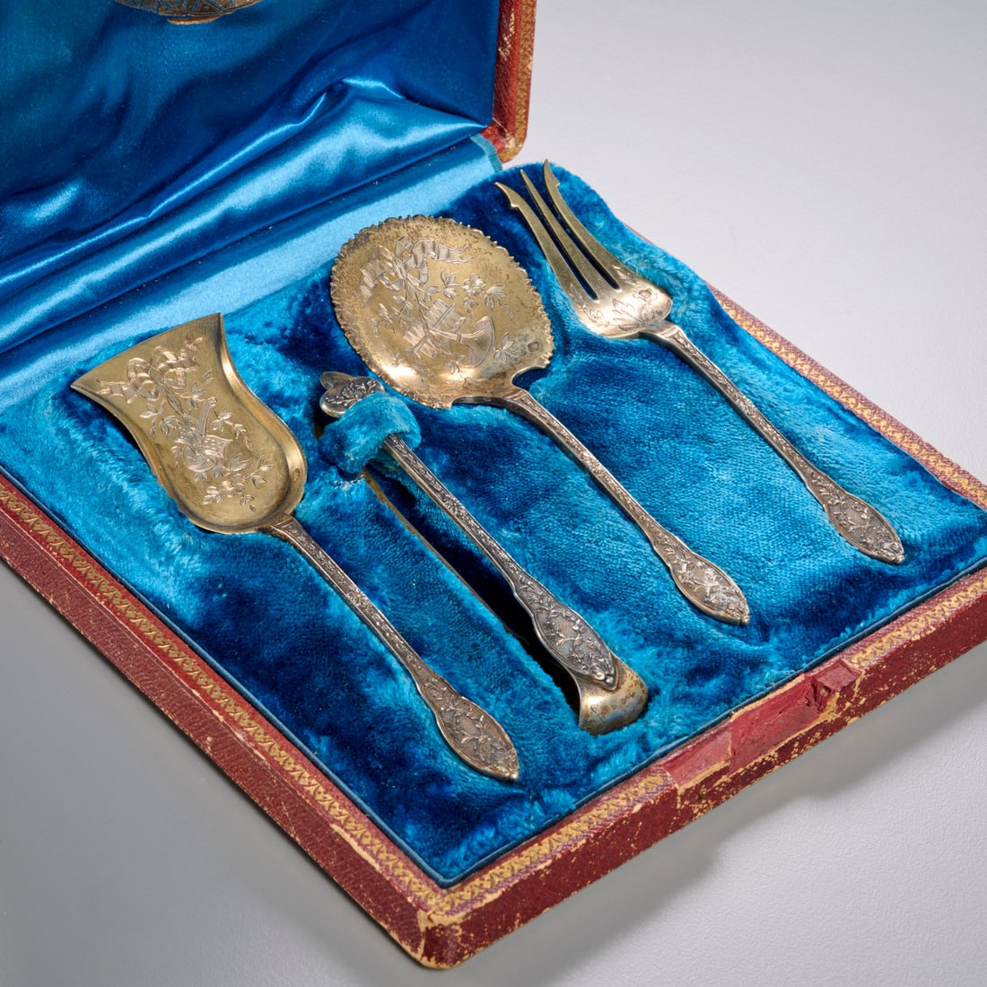 Jules Piault, .950 silver tea implements (1 of 8)