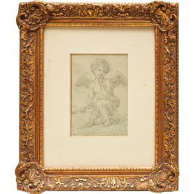 Old Master School, graphite on paper
